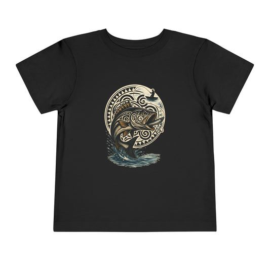 Toddler Hmong Fishing Enthusiast Short Sleeve Tee