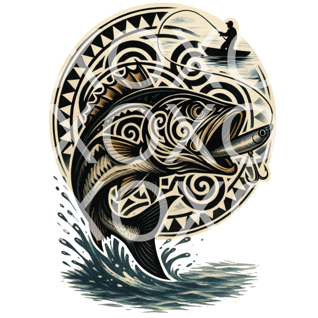 Hmong Fishing Enthusiast PNG Clipart File