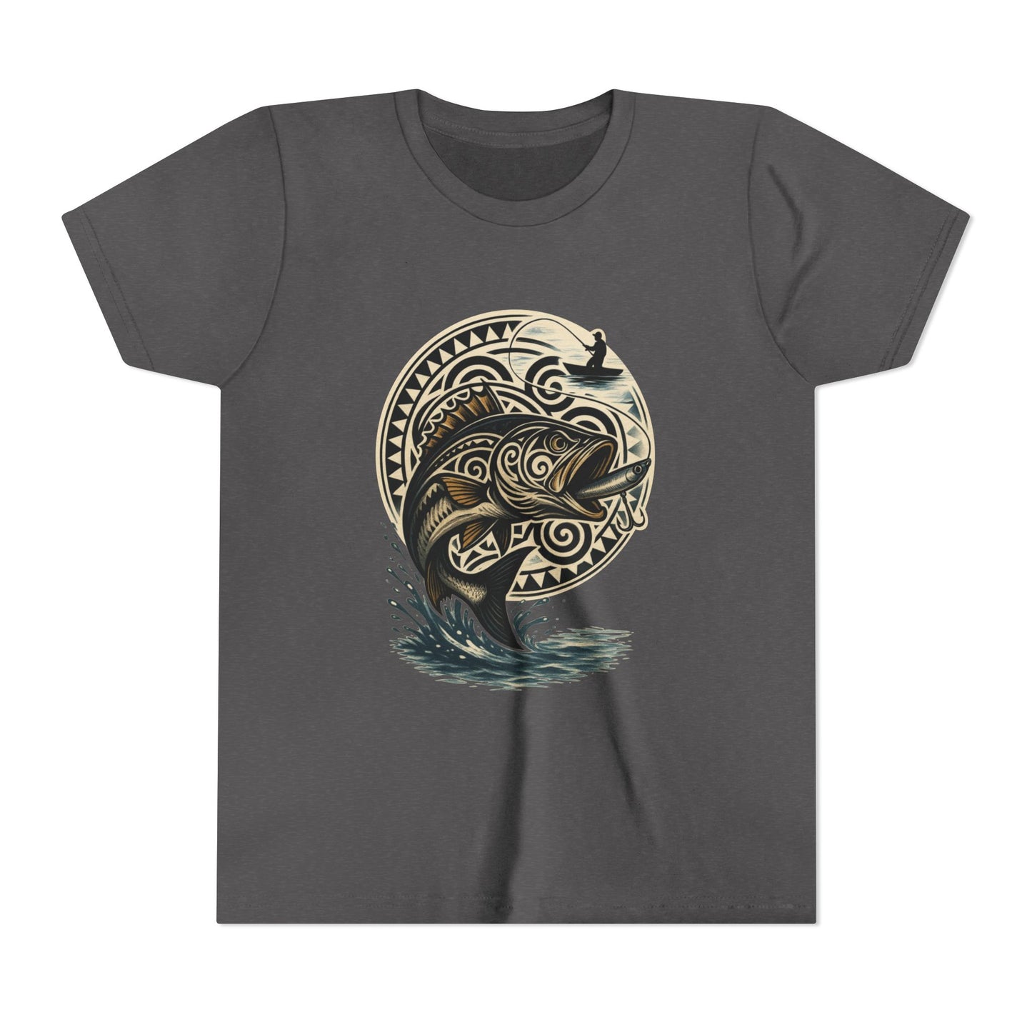 Youth Hmong Fishing Enthusiast Tee