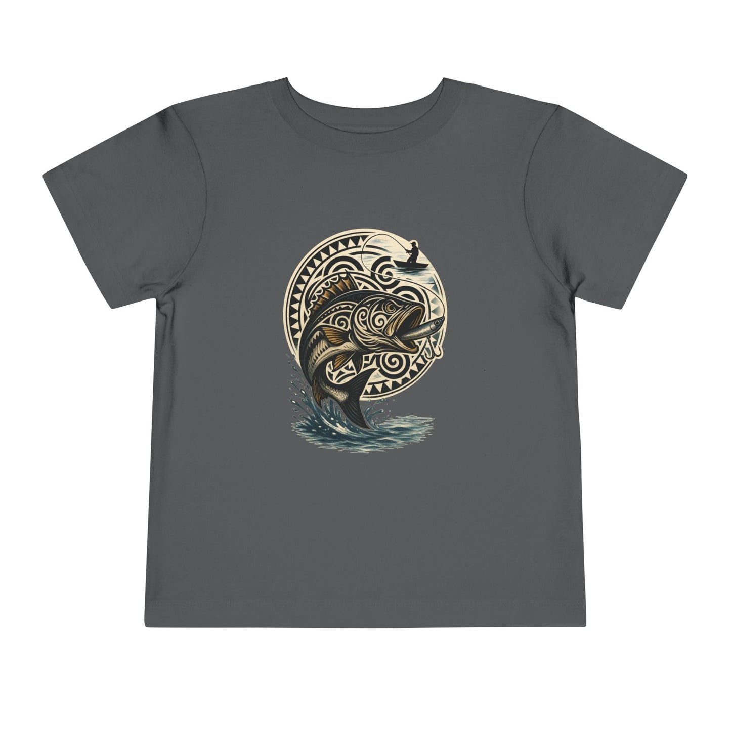 Toddler Hmong Fishing Enthusiast  Short Sleeve Tee