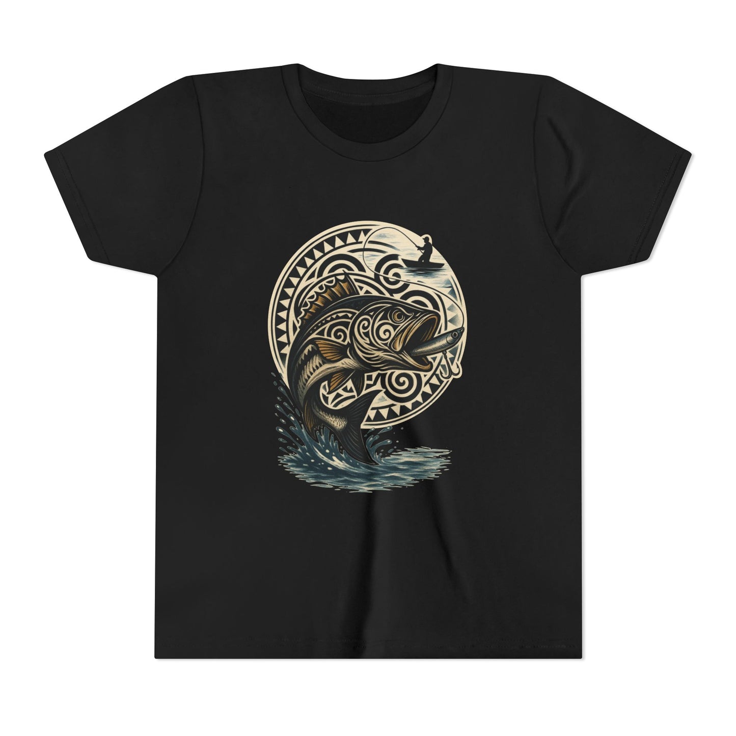 Youth Hmong Fishing Enthusiast Tee