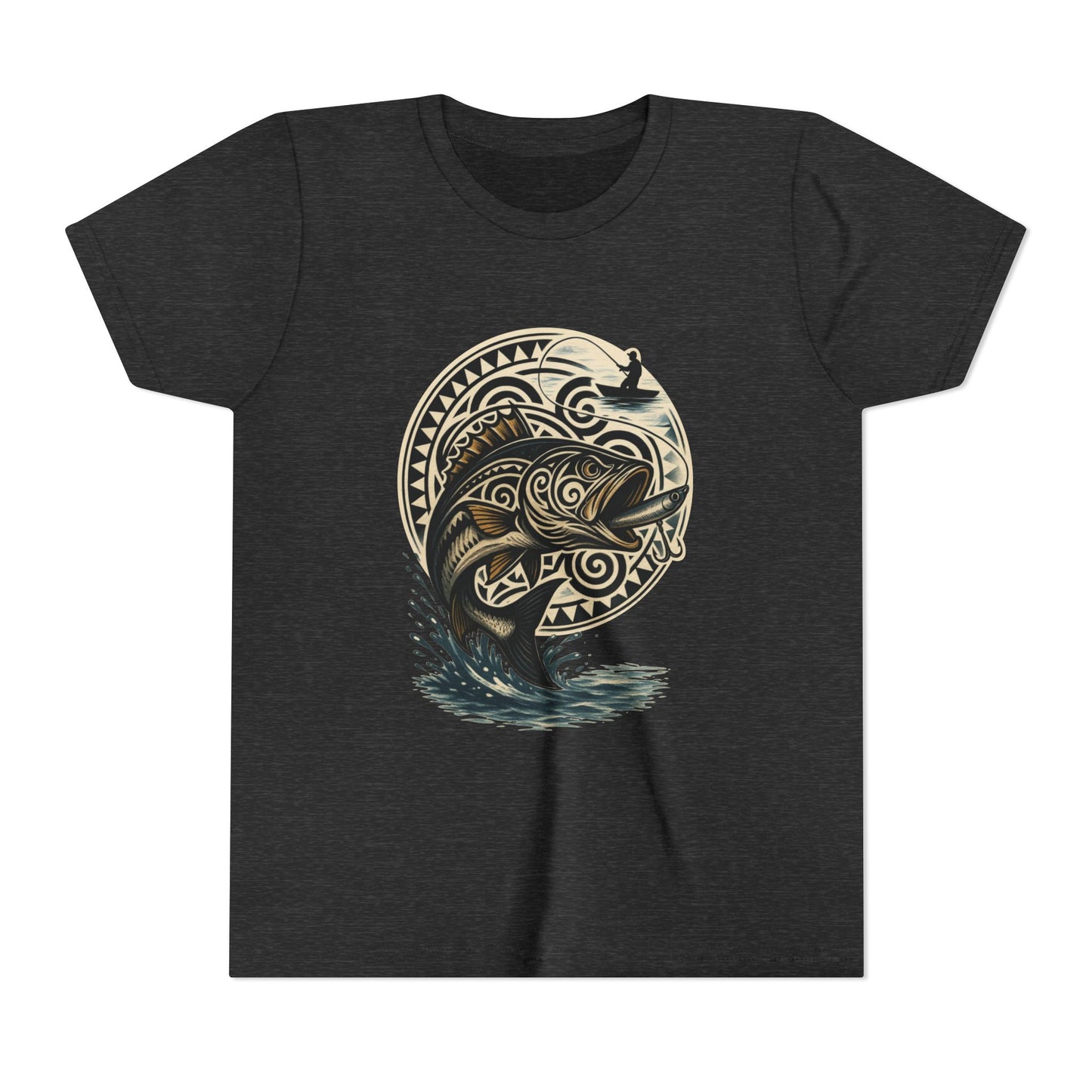 Youth Hmong Fishing Enthusiast Tee