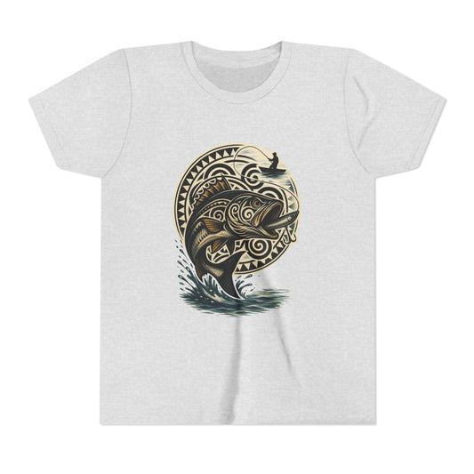 Youth Hmong Fishing Enthusiast Tee