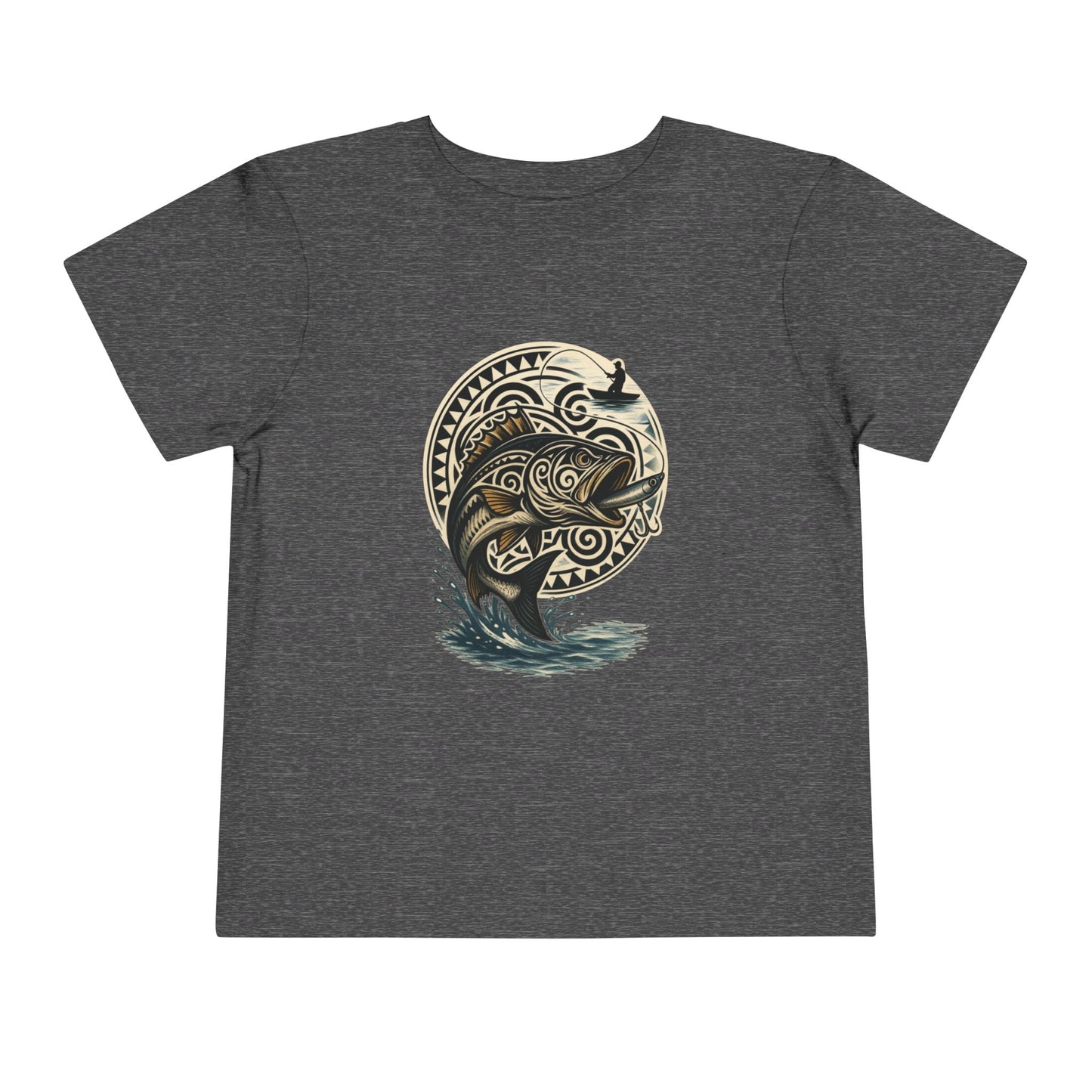 Toddler Hmong Fishing Enthusiast  Short Sleeve Tee