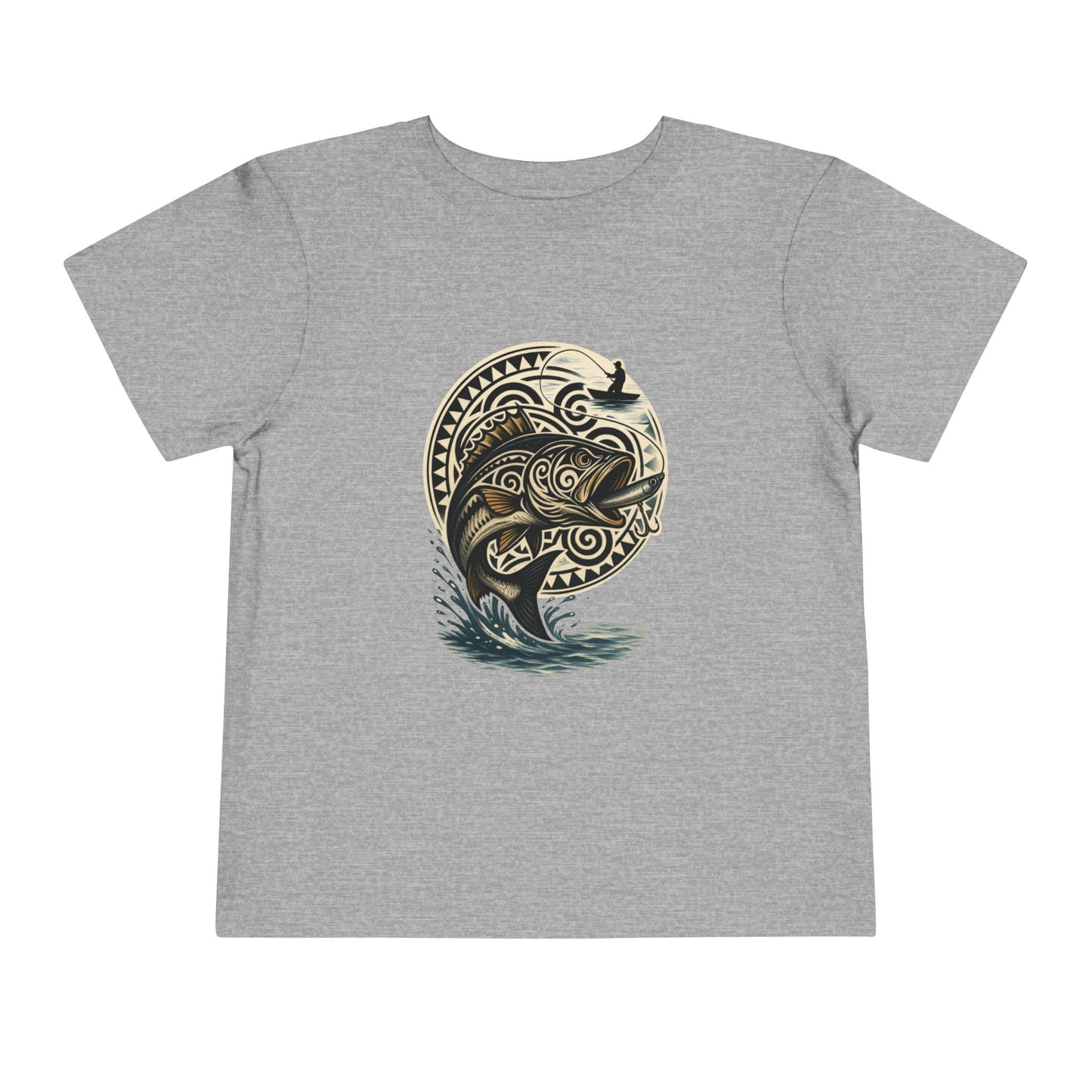 Toddler Hmong Fishing Enthusiast  Short Sleeve Tee