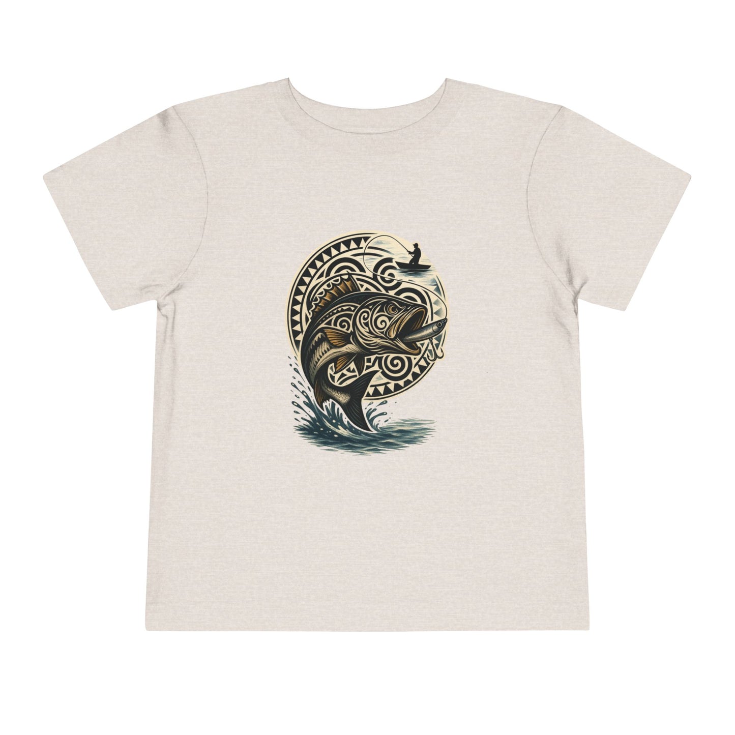 Toddler Hmong Fishing Enthusiast  Short Sleeve Tee