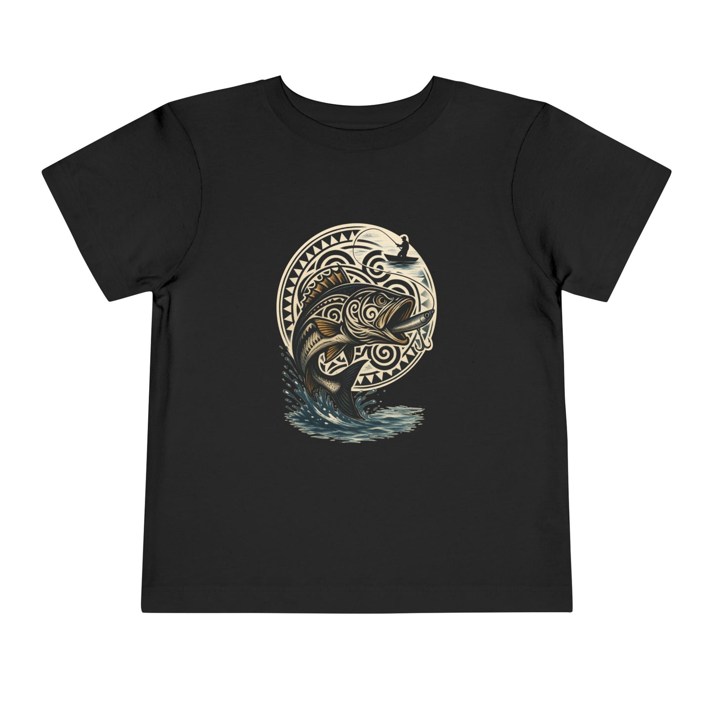 Toddler Hmong Fishing Enthusiast  Short Sleeve Tee