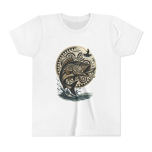Youth Hmong Fishing Enthusiast Tee