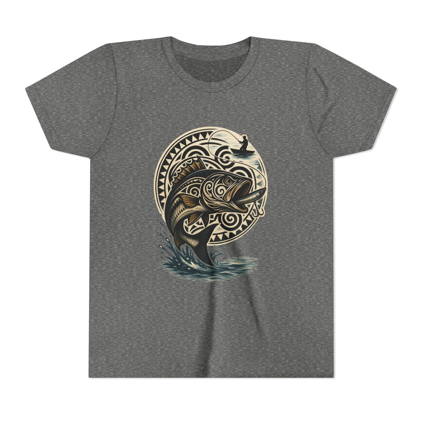 Youth Hmong Fishing Enthusiast Tee