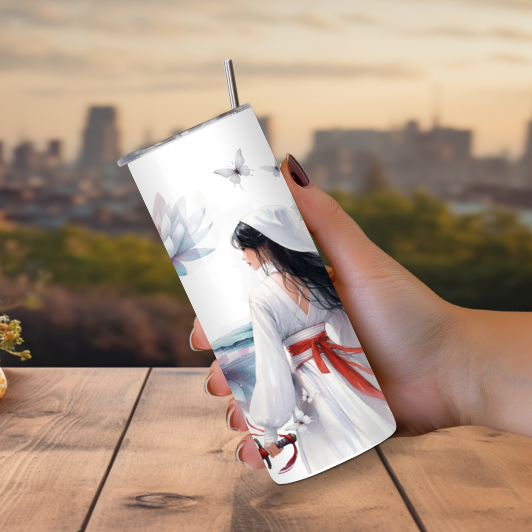 20 oz Stainless Steel Tumbler Hmong Shaman-Inspired